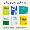 Các loại giấy in phổ biến nhất hiện nay – Lựa chọn loại nào phù hợp nhất?