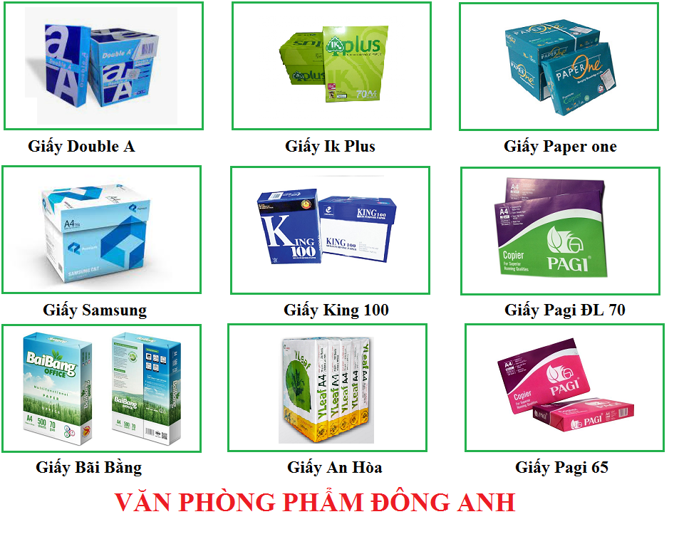 Nên dùng loại giấy in nào cho văn phòng thì tốt nhất ?